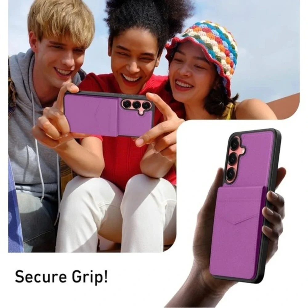 Samsung Galaxy S24 Ultra Wallet Case,‎ Built-in Card Holder,PU Leather Kickstand